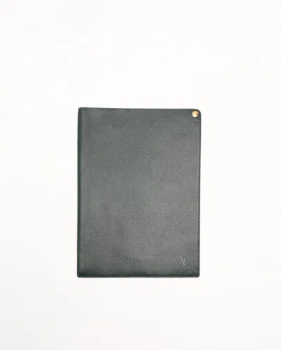 Pre-owned Louis Vuitton Document Case In Green