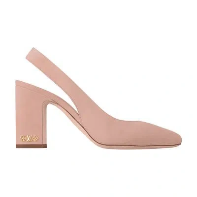 Louis Vuitton Donna Slingback Pump In Beige
