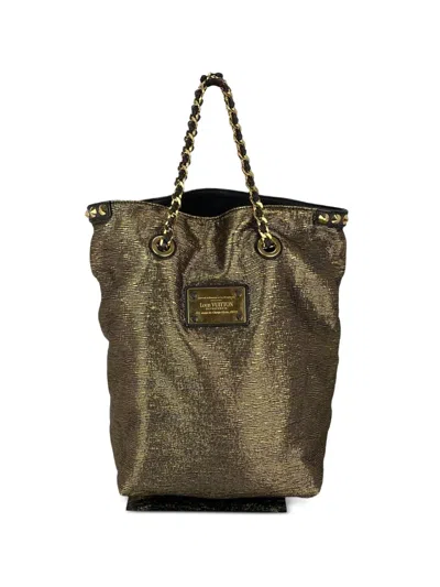 Louis Vuitton Double Jeu Tote Bag In Gold