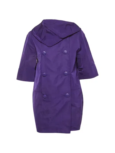 Pre-owned Louis Vuitton Double-breasted Jacket In Purple