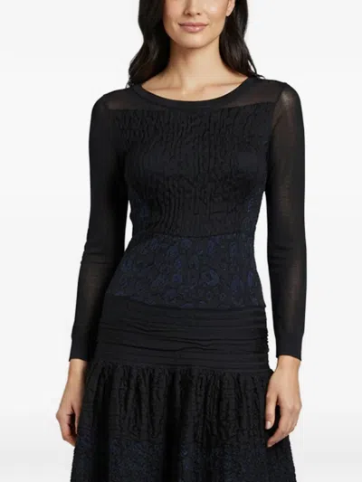 Pre-owned Louis Vuitton Drop-waist Mini Dress In Black