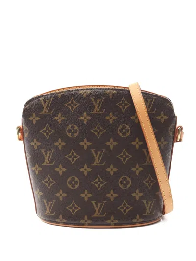 Pre-owned Louis Vuitton Druot Monogram Shoulder Bag In Brown