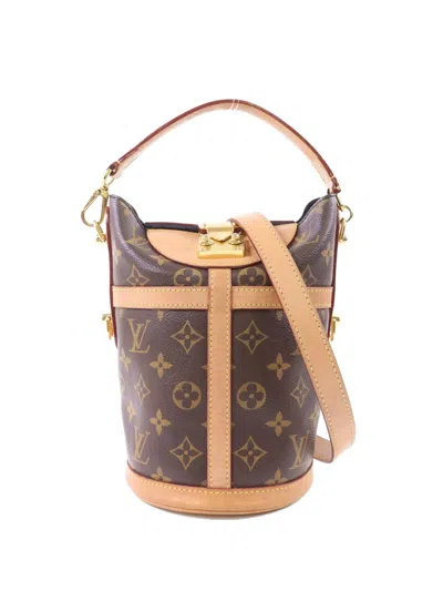 Pre-owned Louis Vuitton Duffle Monogram Tote Bag In Brown