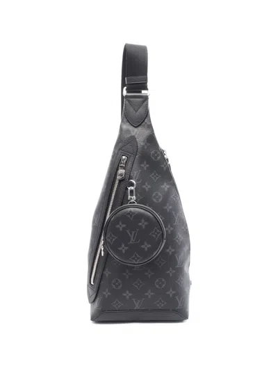 Pre-owned Louis Vuitton Duo Messenger Bag In Black
