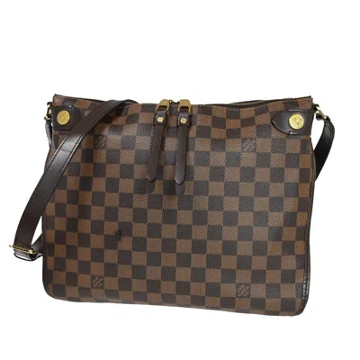 Pre-owned Louis Vuitton Duomo Brown Canvas Shoulder Bag ()