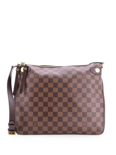 Pre-owned Louis Vuitton Duomo Messenger Bag Damier Crossbody Bag In Brown