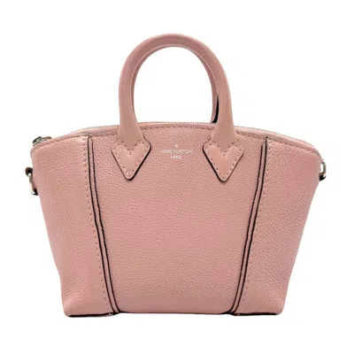 Pre-owned Louis Vuitton Dusty Pink Leather Handbag Shoulder Bag ()