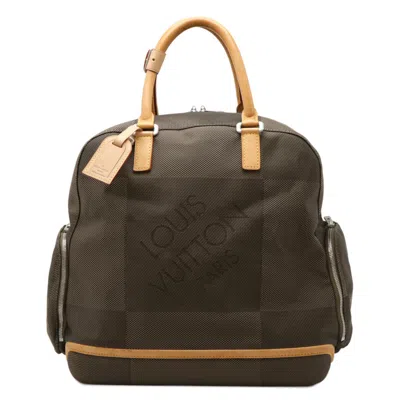 Pre-owned Louis Vuitton Earth Damier Geant Canvas Boston Bag Handbag ()