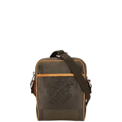 Pre-owned Louis Vuitton Earth Khaki Canvas Leather Shoulder Bag () In Earth, Khaki