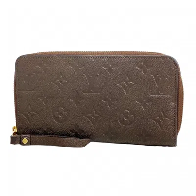 Pre-owned Louis Vuitton Earth Long Wallet (bi-fold) () In Brown