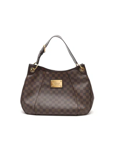 Pre-owned Louis Vuitton Ebbene Damier Galleria Pm Bag In Brown
