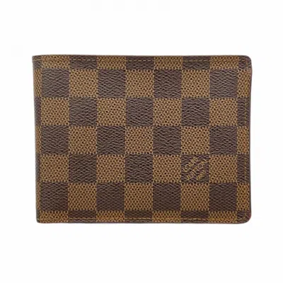 Pre-owned Louis Vuitton Ebene Bill Wallet (bi-fold) ()