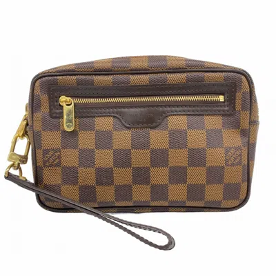 Pre-owned Louis Vuitton Ebene Clutch Bag ()