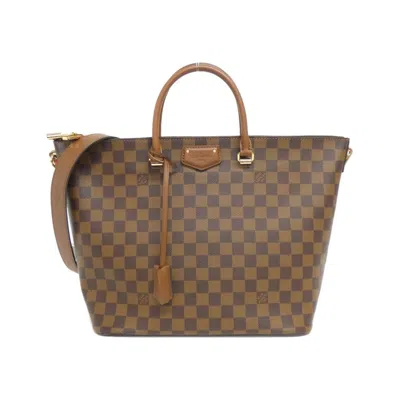 Pre-owned Louis Vuitton Ebene Coated Canvas Handbag Shoulder Bag ()
