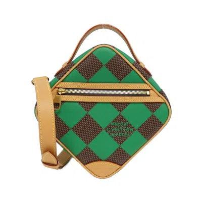 Pre-owned Louis Vuitton Ebene Coated Canvas Shoulder Bag ()