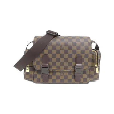 Pre-owned Louis Vuitton Ebene Coated Canvas Shoulder Bag ()