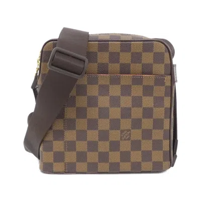 Pre-owned Louis Vuitton Ebene Coated Canvas Shoulder Bag ()