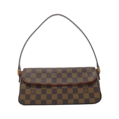 Pre-owned Louis Vuitton Ebene Coated Canvas Shoulder Bag ()