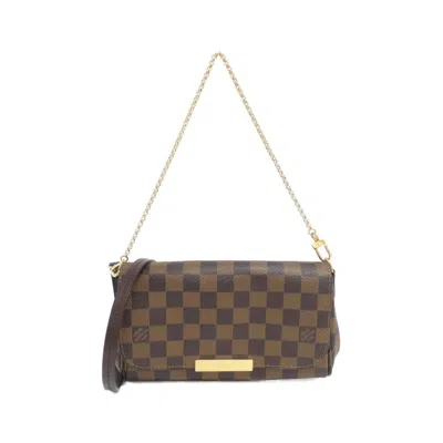 Pre-owned Louis Vuitton Ebene Coated Canvas Shoulder Bag ()