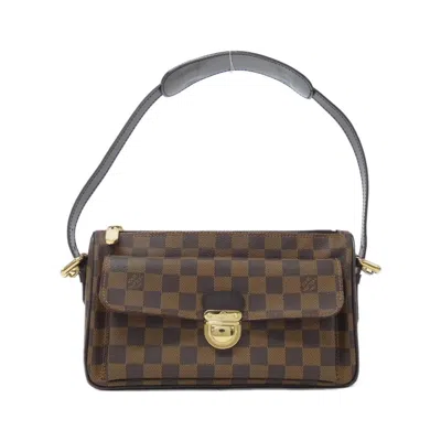 Pre-owned Louis Vuitton Ebene Coated Canvas Shoulder Bag ()