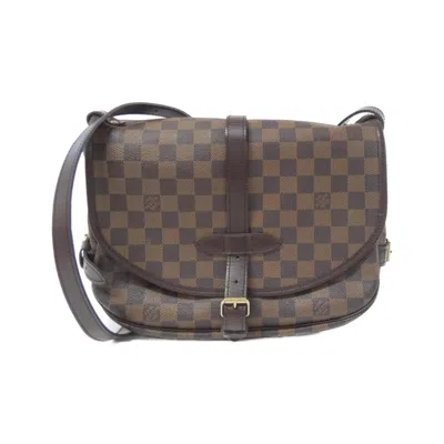 Pre-owned Louis Vuitton Ebene Coated Canvas Shoulder Bag ()