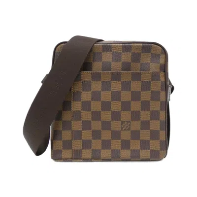 Pre-owned Louis Vuitton Ebene Coated Canvas Shoulder Bag ()