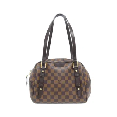 Pre-owned Louis Vuitton Ebene Coated Canvas Shoulder Bag ()