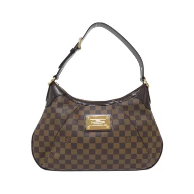 Pre-owned Louis Vuitton Ebene Coated Canvas Shoulder Bag ()
