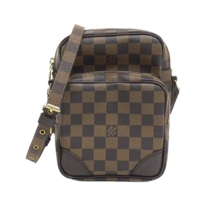 Pre-owned Louis Vuitton Ebene Coated Canvas Shoulder Bag ()