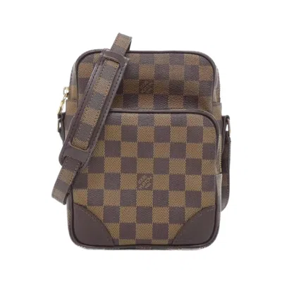 Pre-owned Louis Vuitton Ebene Coated Canvas Shoulder Bag ()