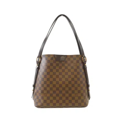 Pre-owned Louis Vuitton Ebene Coated Canvas Shoulder Bag () In Brown