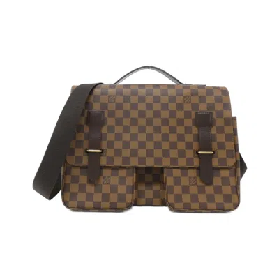 Pre-owned Louis Vuitton Ebene Coated Canvas Shoulder Bag () In Multi