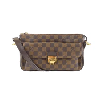 Pre-owned Louis Vuitton Ebene Coated Canvas Shoulder Bag () In Multi