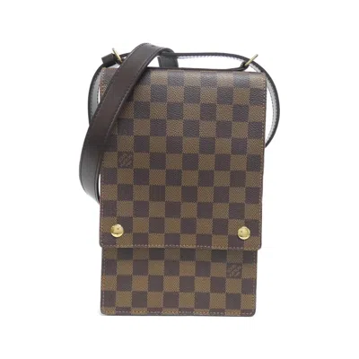 Pre-owned Louis Vuitton Ebene Coated Canvas Shoulder Bag () In Multi