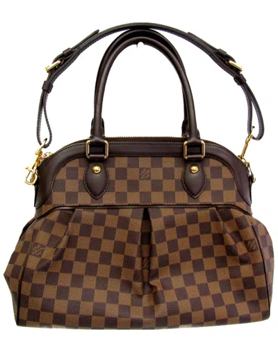 Pre-owned Louis Vuitton Ebene Damier Canvas Shoulder Bag (authentic )