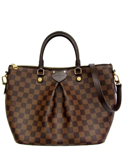 Pre-owned Louis Vuitton Ebene Damier Canvas Shoulder Bag (authentic )