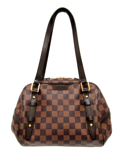 Pre-owned Louis Vuitton Ebene Damier Canvas Shoulder Bag (authentic )