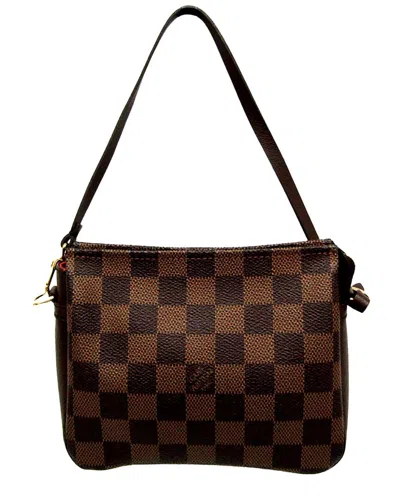 Pre-owned Louis Vuitton Ebene Damier Canvas Shoulder Bag (authentic )