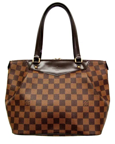 Pre-owned Louis Vuitton Ebene Damier Canvas Shoulder Bag (authentic )