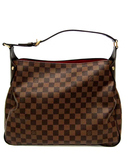 Pre-owned Louis Vuitton Ebene Damier Canvas Shoulder Bag (authentic )