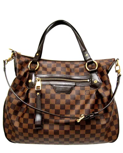 Pre-owned Louis Vuitton Ebene Damier Canvas Shoulder Bag (authentic )