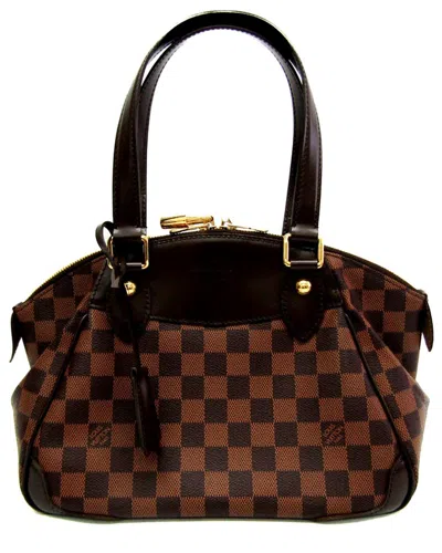 Pre-owned Louis Vuitton Ebene Damier Canvas Shoulder Bag (authentic )