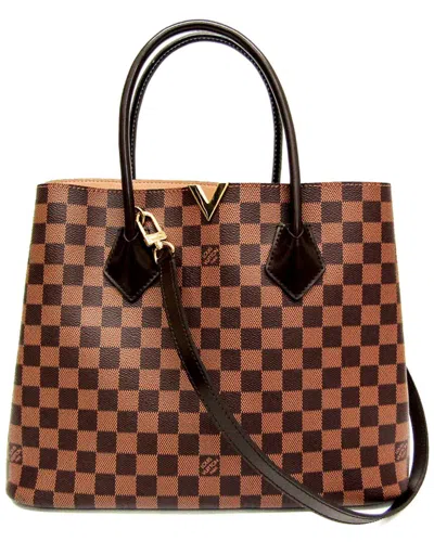 Pre-owned Louis Vuitton Ebene Damier Canvas Shoulder Bag (authentic )