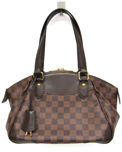 Louis Vuitton Ebene Damier Canvas Shoulder Bag (authentic Pre-loved)