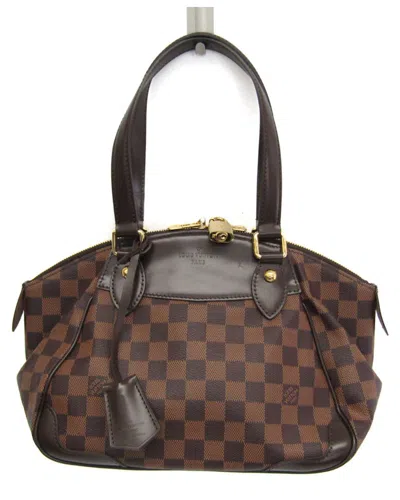 Louis Vuitton Ebene Damier Canvas Shoulder Bag (authentic Pre-loved)