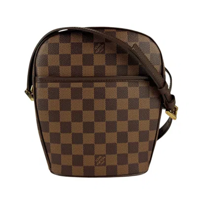 Pre-owned Louis Vuitton Ebene Damier Canvas Shoulder Bag () In Brown