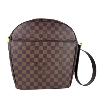 Pre-owned Louis Vuitton Ebene Damier Canvas Shoulder Bag () In Brown