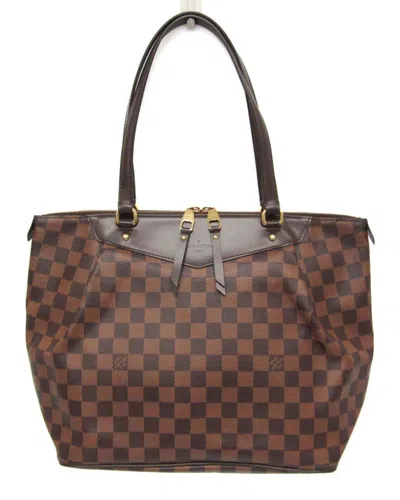 Louis Vuitton Ebene Damier Canvas Tote (authentic Pre-loved)
