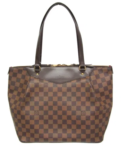 Louis Vuitton Ebene Damier Canvas Tote (authentic Pre-loved)
