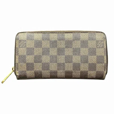 Pre-owned Louis Vuitton Ebene Long Wallet (bi-fold) ()